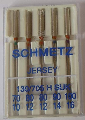 Schmetz SUK Nähmaschinennadeln, 130 x 705H, verschiedene Größen, 5 Stück