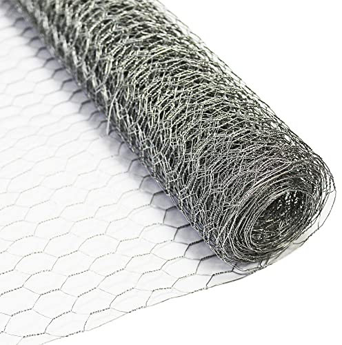 Chicken Wire Netting Mesh Rabbit Aviary Fence Pet 5m & 10m Roll Bargain (13mm Galv 10m x 900mm)