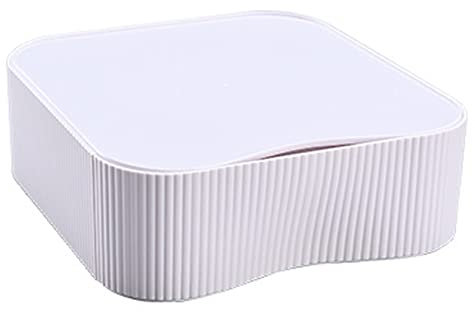 TUKA-i-AKUT Caja de Cajones Apilable, Combinable Flexible, Caja de Almacenamiento de Escritorio, Organizador Caja Utensilios para Oficina Maquillaje Cosméticos Joyas, 23x22x8cm Blanco TKD8610 White