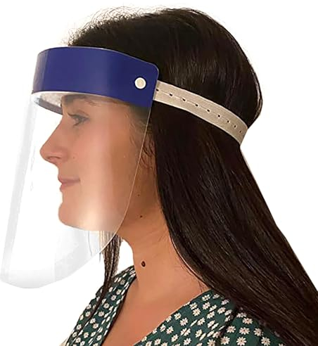 PROTEC&CO Visiera protettiva per viso trasparente per adulti e bambini