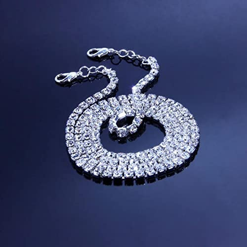 Brillenkette Metall Verstellbare Länge Kettenhalter Schmuck Für Frauen Strass Perlenkette Halskette Zubehör Silber