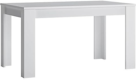 Lomadox Esstisch Ausziehtisch 140-180cm in weiß, B/H/T ca. 140/76,6/85 cm