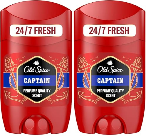 Old Spice Deodorante stick per mare profondo, 50 ml, senza alluminio, deodorante per uomo, profumo di lunga durata (Confezione da 2)