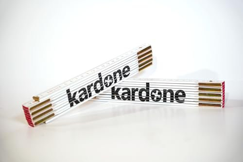 Lot de 2 mètres en en bois pliant (2m) | mètre rigide charpentier menuiserie precision | graduation cm et mm | outil de mesure bricolage travaux de précision