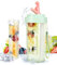 FIRINER 600mL borraccia con contenitore per la frutta Borraccia con inserto per la frutta Borraccia sportiva a prova di perdite Borraccia per lo sport Adatta a ogni borsa sportiva, borsa da scuola