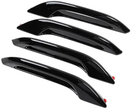 QPRPWHZI For Tesla For Model 3 Y Door Handle Handle Sticker Cover Car Modification Door Handle 4 Pieces Car Styling Accessories Exterior Door Handle Decorative Shell (Color : 4pcs Bright black)