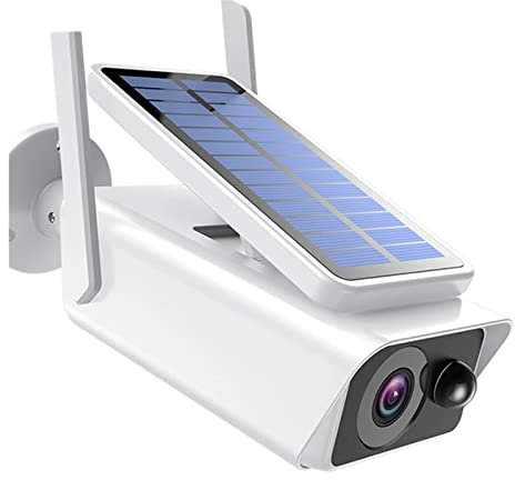 SilteD Solar Security Camera Outdoor 3MP Solar Bullet Camera WiFi IP Surveillance Battery Powered Security IP66 PIR Alarm Night Vision