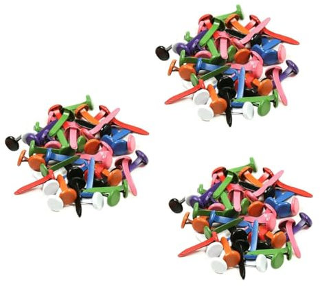 SEWACC 450stücke Mini Brads Pastellfarben Runde Bastelklammern Für Scrapbooking -projekte Und Dekorationen Einfache Anwendung Und Vielfältige Einsatzmöglichkeiten