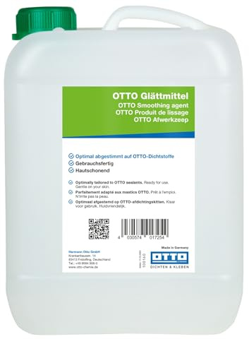 OTTO Glättmittel 5 L Zum Glätten der Oberfläche von Silikon-, Polyurethan- und MS-Hybrid-Polymer-Dichtstoffen