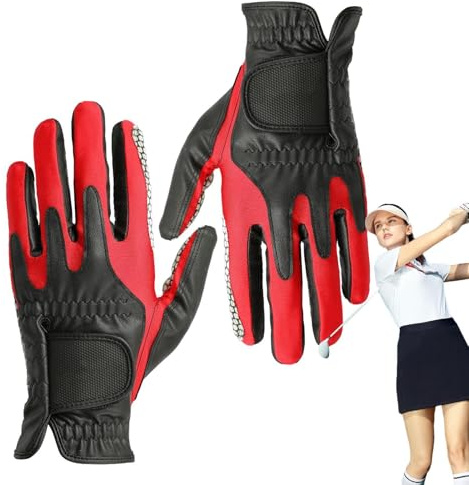 Rrlihjgu Linke Handgolfhandschuhe, Golfhandschuhe Linke Hand | Anti-Schlupf-Swing-Traininghandschuhe,Atmungsaktives Anti-Rutsch-Linkshänder-Golfer-Schutzausrüstung für das Swing-Training