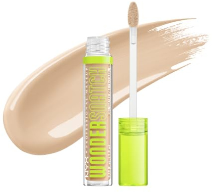NYX Professional Makeup, Wonder Snatch Concealer, flüssig-cremige Formel, soft-mattes Finish, wasserfest, färbt nicht ab, spendet bis zu 24 Stunden Feuchtigkeit, vegane Formel, 9 Cool Vanilla, 3,5 ml