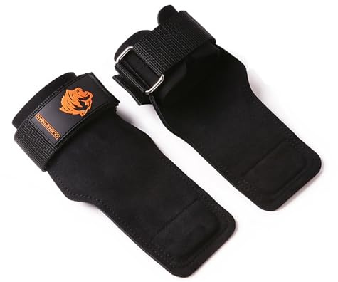 Guyode 2 Pezzi Straps Palestra Bodybuilding Doppio Strato Fasce Sollevamento Pesi Guanti Palestra Donna Lifting Straps Antiscivolo Accessori per Il Fitness per Stacchi Gym Lifting