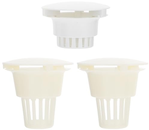 OUNONA Filtri per Sputacchiera Clinica in Abs Set da 3 Pezzi Resistente e Liscio Accessori per Strumenti Dentali per Uso Medico e Odontoiatrico in Bagno