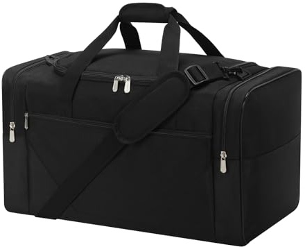 LONALIA 45 L sportduffelväska, Svart, 21inch, duffelväska