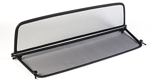 Déflecteur de vent pliable avec fermeture rapide - noir pour BMW 4-Série F33 2013-2017 | Filet Anti-Remous Coupe | Déflecteur d'air