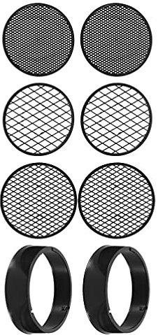 DOITOOL 2 Sätze/8 Stück Kunststoff Gartensieb Kunststoff Mesh Bodensieb für Kompost Erde Stein Mesh Gartenwerkzeug zum Filtern von Erdstein