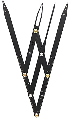 Règle de Sourcil de Rapport D'or, Règle de Mesure de Sourcil, pour le Positionnement Semi-permanent de Tatouage de Sourcil Tatouage de Sourcil de Bricolage