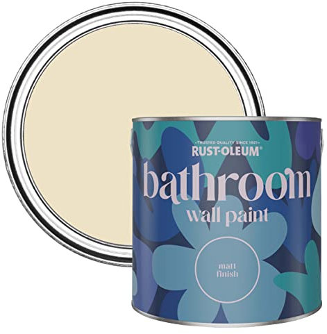 Rust-Oleum Cream Water-Resistant Bathroom Wall & Ceiling Paint - Featherstone 2.5L