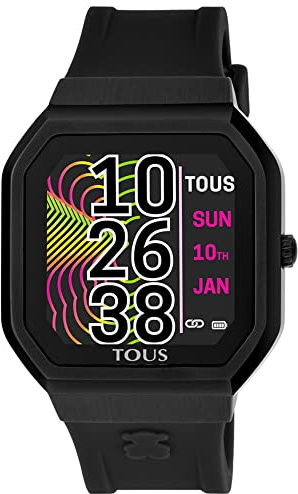 TOUS Watches b-Connect Reloj para Mujer Digital de Cuarzo con Brazalete de Piel sintética 200351005