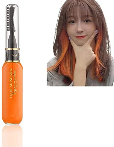 Orange Hair Spray Colour for Kids,Temporary Hair Chalk Comb Washable Hair Dye, Instant Hair Dye for Christmas, Halloween, Birthdays, Parties(Orange)