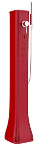 Doccia Solare da Giardino 23L Miscelatore e Doccetta Mobile Arkema Happy Go Ruby