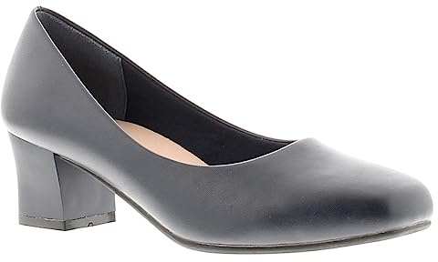Dr Keller Women's Karly Comfort Plus Wide Fitting Block Heel Court Shoes