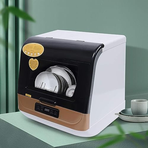 lave-vaisselles Lave-vaisselle de comptoir portable Mini lave-vaisselle compact 4 programmes lave-vaisselle automatique de nettoyage en profondeur for appartement (Size : Style 1)