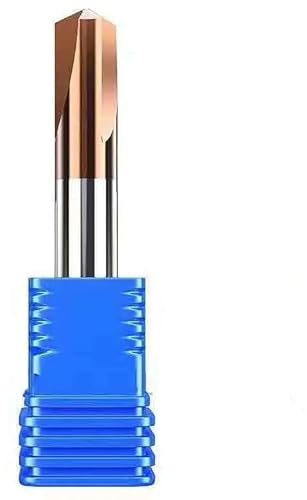 NEFLUM HRC55 Fasenfräser, Hartmetall-Eckensenker, Fasenfräser, Entgraten Von Kanten, V-Grove-Fräser, 120 Grad, 3 Rillen,12X12DX75L