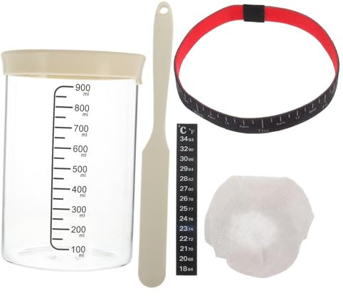 OKUMEYR 1set Barattolo Per Resistente Temperature Per Monitorare La Fermentazione Per e Dolci Casa