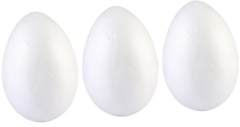 NUOBESTY 3stücke Ostereier Bastelmaterial Für Mädchen Leicht Und Bruchsicher Für Ostern Dekoration Und Kreative Projekte