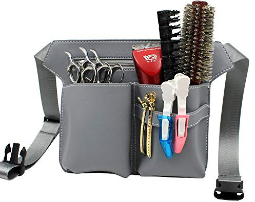 Kit di strumenti per parrucchieri, Fondina Attrezzi Parrucchiere Borsa, Clipper in Vita Marsupio Pelle, Stilista Sacchetto Strumenti, Cintura per parrucchiere, Borsa attrezzi per forbici parrucchiere
