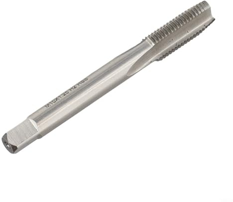 Metrischer Gewindebohrer aus HSS, 80 mm, M10 x 1, 25 mm, für Linksgewinde-Projekte