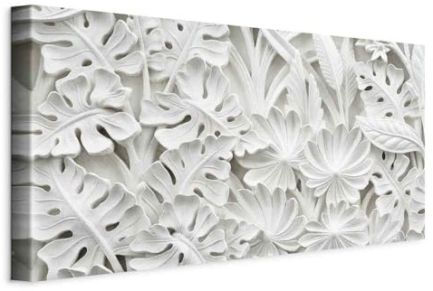 murando - Quadro Moderno Fonoassorbente Soggiorno Grandi, Fiori, 120x60 cm | Chiodi Inclusi, 1 Pezzo, Schiuma Acustica, Protegge da Rumori, Resistenti Allo Sbiadimento, Produzione Europea