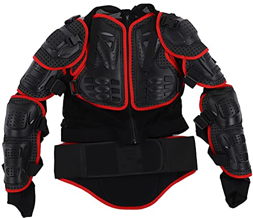 Skyddsjacka Armor Helkroppsrustning för motorcykel Vuxna män och kvinnor Riding Armor Jacka Andningsbar Slagtålighet Säkerhet Ergonomisk design (2XL)