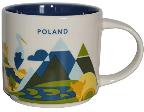 Starbucks City Mug You Are Here Collection Polen Kaffeetasse Coffee Cup