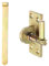 HAUS & DACH Ladenband Set, verzinkt inkl. Kloben, Ladenbandlänge: 500 mm, Durchmesser Kloben: 16 mm Verstellbar