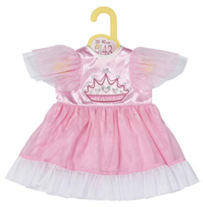 Dolly Moda Prinzessin Kleid in rosa mit Tüll für 39-46 cm große Puppen, 871058 Zapf Creation