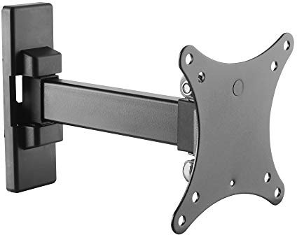 RICOO Soporte Monitor Pared Giratorio Inclinable Pantalla 13-27 (33-69cm) S7411 Brazo Colgante Universal televisor LED LCD VESA 75x75 100x100