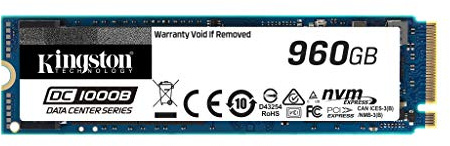 Kingston Data Center DC1000B (SEDC1000BM8/960G) Enterprise NVMe SSD 960GB M.2 2280