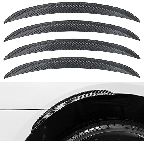 Passaruota Sopracciglio, 4 Pezzi 33 cm Passaruota Allargamento Parafango Parafanghi Auto Universale Allargamento Passaruota Decorazione Protezione Ruota Auto