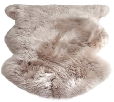 Altlue Lammfell Teppich Echtes Lammfell Fellteppich Stuhlauflage Fell Teppiche Dekofell Echtfell Sitzfell Stuhl Felle Für Stühle Sofa (70X100cm) (Color : 5)
