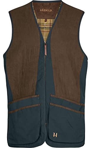 Härkila Rannoch HSP Shooting Waistcoat | Winddichte Jagdweste Storm Pro® Technologie | Micro-Wax Canvas, Atmungsaktiv & Wasserabweisend | Skandinavische Qualität Made to Last