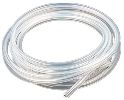 TOP-VIGOR Clear Silicon Tube 4mm ID x 7mm OD 3.28ft(1m) Length, Food Grade Silicone Rubber Tube Air Hose Pipe for Pump Transfer Clear