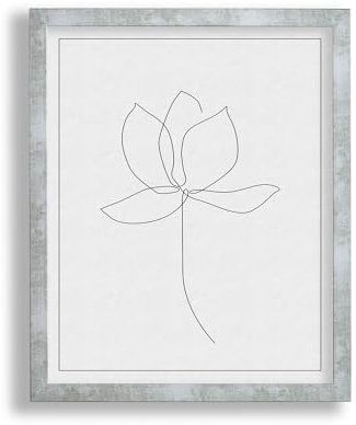 VO design Finn Premium Bilderrahmen Posterrahmen 61x91,5 cm Eisen Gewischt 91,5x61 cm mit Rückwand und klarem Acrylglas