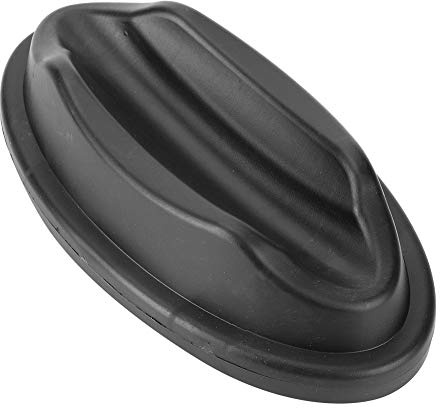 Vorderradstütze für Indoor Cycling Trainer, Fahrrad Vorderradblock aus robustem Hartplastik, schwarz 23cm, für ergonomische Trainingsposition zuhause