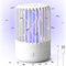 Lampe Anti Moustique, 2 en 1 Électrique Anti Moustique, 360 ° UV Tueur d'Insectes Électrique Lampe Anti Moustique Rechargeable Sûr et Efficace pour Camping Intérieur Extérieur Jardin Terrasse