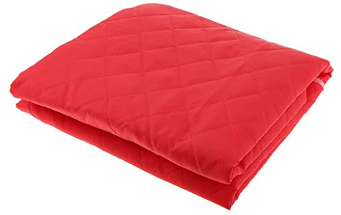 JISADER 1 Stück Polyester TAFT Steppstoff für Mantelkleider, rot