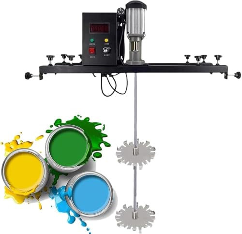 Agitador IBC de 980 W, máquina mezcladora de tanque eléctrica de 1000 L con soporte for colgar, equipo de mezcla de pintura, for agitador de disolvente de tinta, paquete(Packagec)