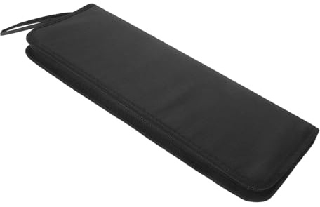IWOWHERO Pinselhalter Rollmäppchen Großformat Aus Segeltuch Mit 15 Fächern Atmungsaktiv Rollverschluss Pinsel Und Stifthalter Für Künstler Und Maler Transporttasche Für Aquarell Und Öl
