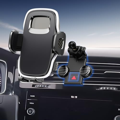PANPHEN Supporto per telefono Volkswagen con base personalizzata, supporto per telefono auto per 2014-2020 Volkswagen Golf accessori, mani libere Volkswagen Supporto per telefono 4,7-7 in telefoni